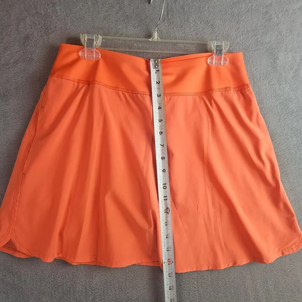 Puma Orange Activewear Athleic Tennis Skort Size Medium Size Medium Preppy